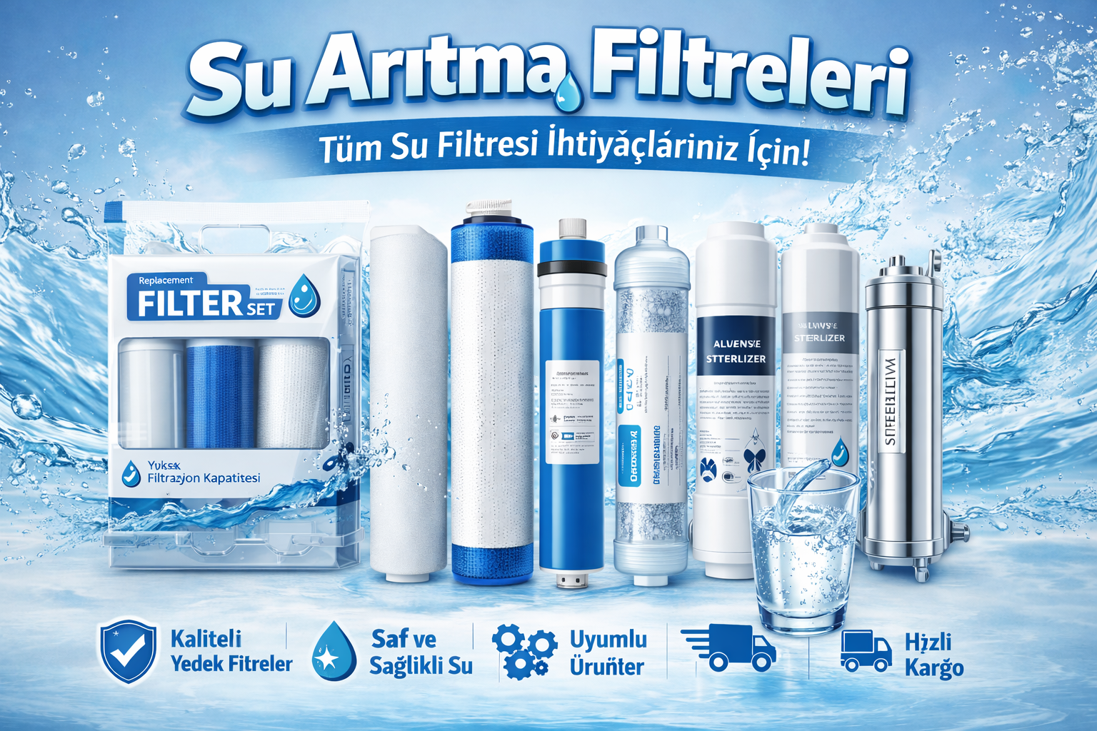Su Arıtma Filtreleri Satışı