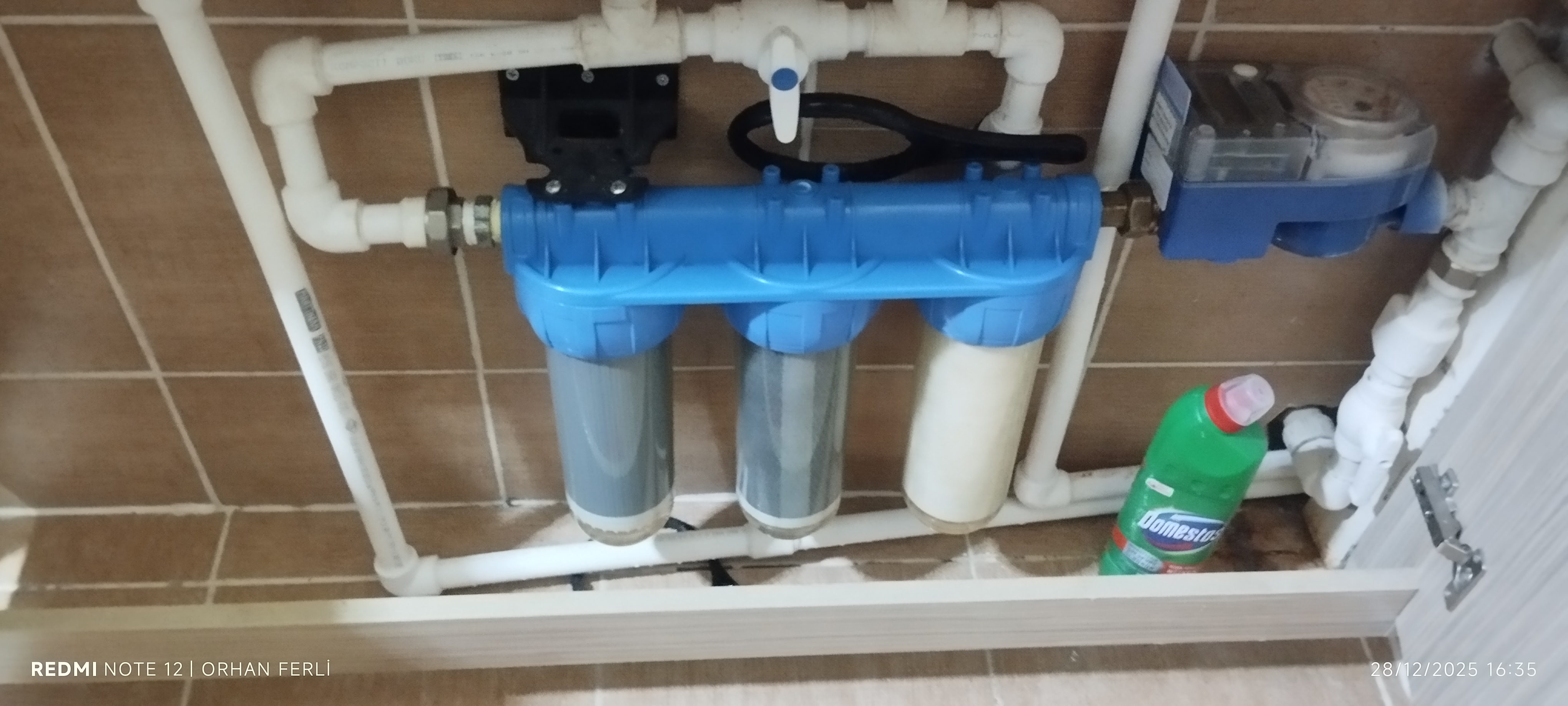 Daire su girişi montajimiz